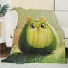 Zeleda Avocado Cat Blanket,Gifts for Fruit Lovers,Lightweight Flannel Throw Blankets,Cute