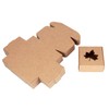 50Pcs Maple Leaf Pattern Kraft Paper Packing Box Small Gift