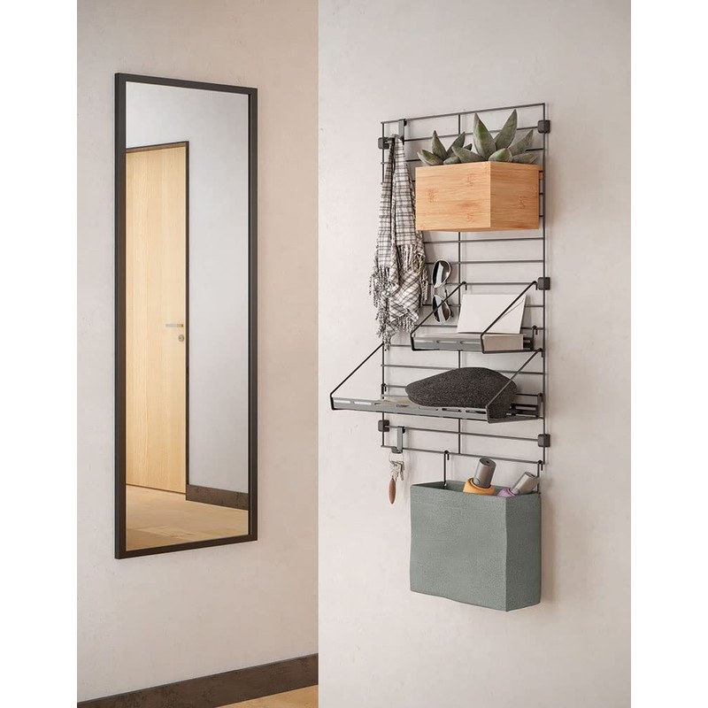 Metaltex Textile Bag, Cotton, Grey, 24x9x21 cm