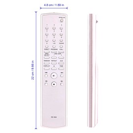 AULCMEET RC-1033 New Replacement Remote Control fit for Denon Stereo CD Player DCM-290 DCM290P DCM-27 DCM-390 DCM-500AE