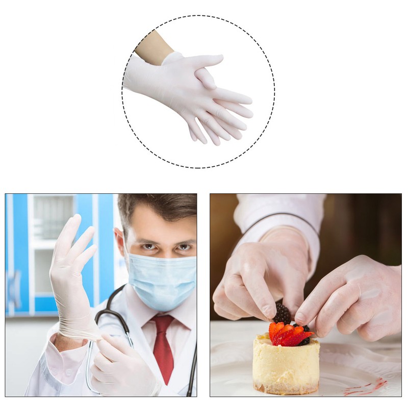 100Pcs Disposable Gloves Latex Food-grade Household Protective PVC Gloves