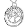 Lovords Women's Customisable Necklace Engraving in 925 Sterling Silver with