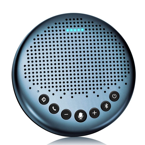 EMEET Luna Lite Speakerphone, Conference Microphone Speaker, Bluetooth Compatible, Noise Canceling, VoiceIA Technology, Online Meetings, Telework, Home, Web Conferencing, PC Microphone, Bi-Directional