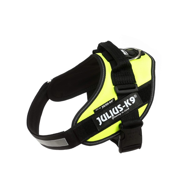 Julius-K9, 16IDC-FNE-0, IDC Powerharness, dog harness, Size: 0, UV Neon Green