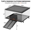 Turtle Basking Platform & Dock - Stainless Steel Turtle Ramp,