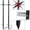 Gisafai 2 Pcs 46 Inches Yard Sign Stakes Heavy Duty