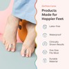 ZenToes Clear Gel Toe Separators for Bunions, Spreaders for Overlapping