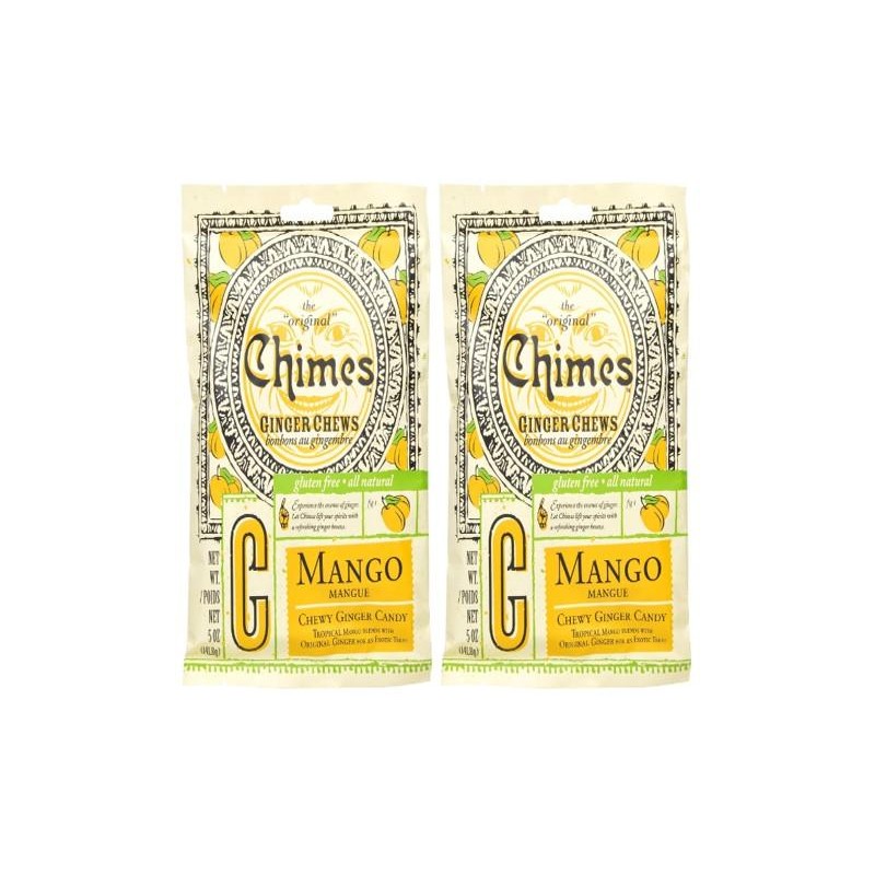 Chimes Ginger Chews Candy Multiple Flavors Available 5 oz (2