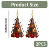 Christmas Decorations, 2Pcs Acrylic Guitar Christmas Tree Ornaments, Music Theme
