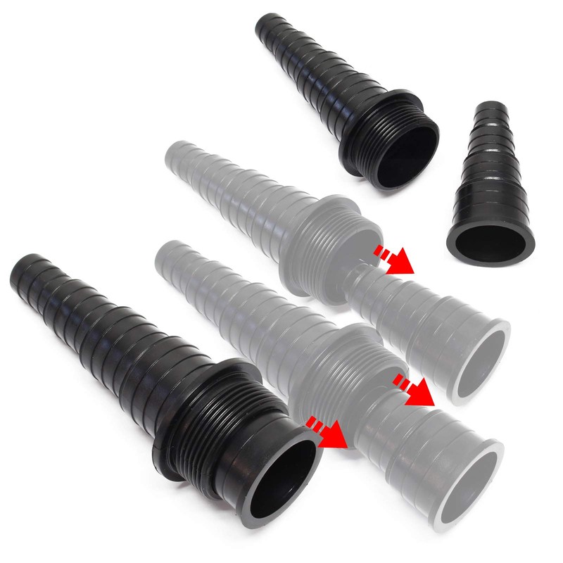 SunSun Hose Connector 19/25/32/38 mm Hose Step Nozzle for Connecting
