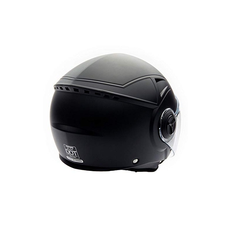 MMG 28 Motorcycle Scooter Pilot Open Face Flip Up Shield