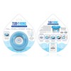 TUBRING The Ultimate Tub Drain Protector Hair Catcher/Strainer/Snare (Aqua)