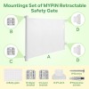 Mypin Retractable Baby Gate Replacement Parts Kit, Pet Gate Full