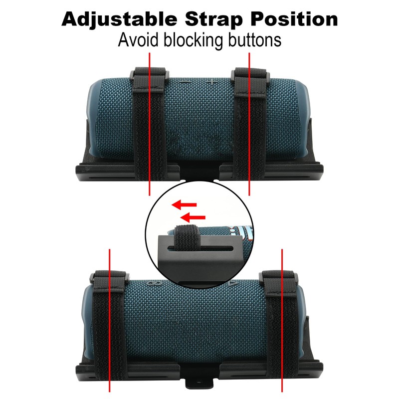 TXEsign Portable Speaker Mount for Jet Ski/Snowmobile/Boat/Motorcycle/Sea-Doo, Speaker Bracket Metal