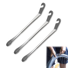 KYLOS Reifenheber Fahrrad,3 Stück Metall Reifenheber Fur Fahrrad Reifenwechsel Werkzeug,Fahrrad Werkzeug,Fahrrad Reifenheber,Schwarz
