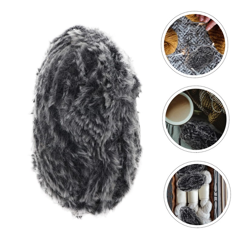 Gadpiparty Faux Fur Chunky Yarn for Crocheting Soft Fluffy Wool