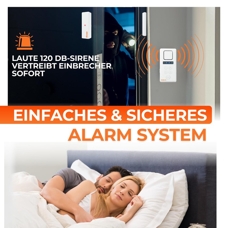 tiiwee Home Alarm System Kits, Alarm System with Window or