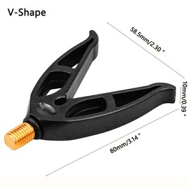 4 Pcs Rod Rest Fishing Rod Rest Rod Pods Carp Fishing Butt Rests Rod Rests for Fishing Pods Thread M3/8(V-Shape)