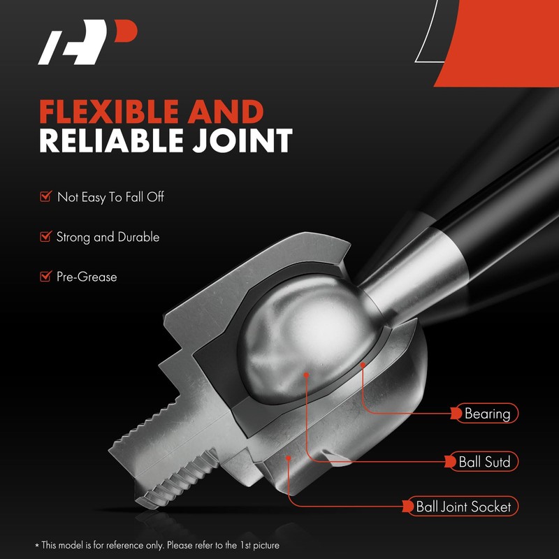 A-Premium 2 x Front Inner Tie Rod Ends, Compatible with