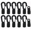 10 Pcs Bungee/ Shock Cord Hook Fixed End Tabbed S