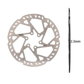 ZTTO 220mm Bike Disc Brake Rotor Thicken 2.3mm, More Durable Stainless Steel Bicycle Disc Brake Rotor with Colored Bolts for Road Bike, Mountain Bike, MTB, BMX
