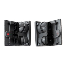 Yunnergo Tail Lights Rear Brake Lamp Compatible with Range Rover HSE Vouge L322 2002-2009 Black