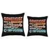 Genetic Science Gene Sequencing DNA Geneticist Throw Pillow