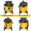 DEWALT DXV05P 5 Gallon Poly Wet/Dry Vac, 4 Peak HP