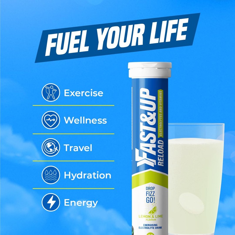 Fast&Up Reload – Lemon & Lime - Instant Electrolytes &