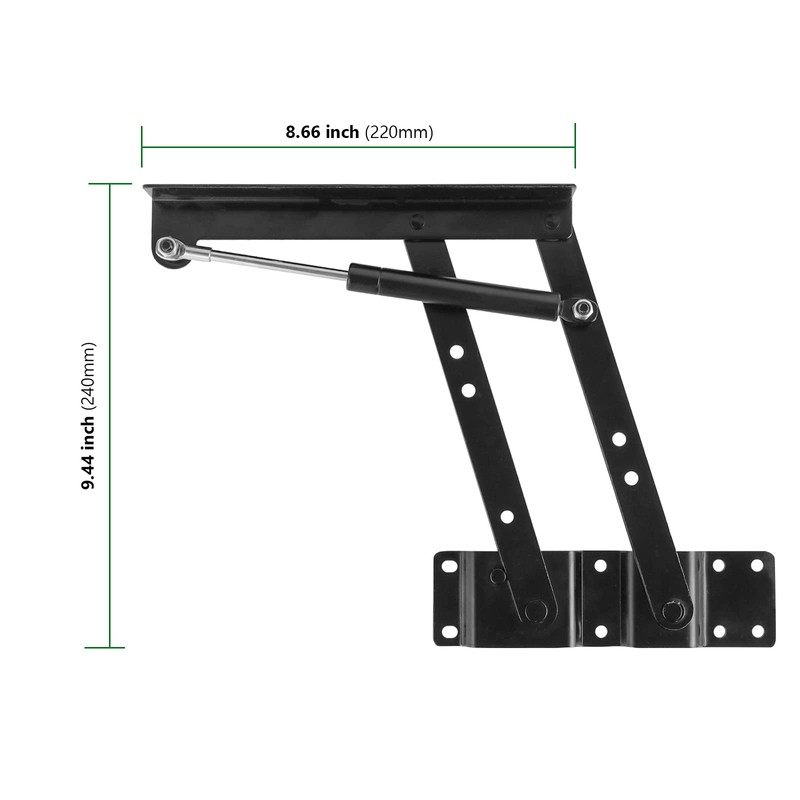 HAKZEON 2 PCS 9.52 Inch Lift Up Top Coffee Table