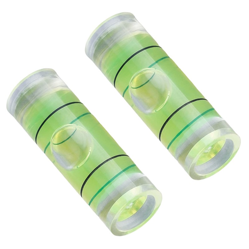 Hegebeck Small Cylindrical Bubble Spirit Level Vials 8×23mm/0.3×0.9 Inch PMMA