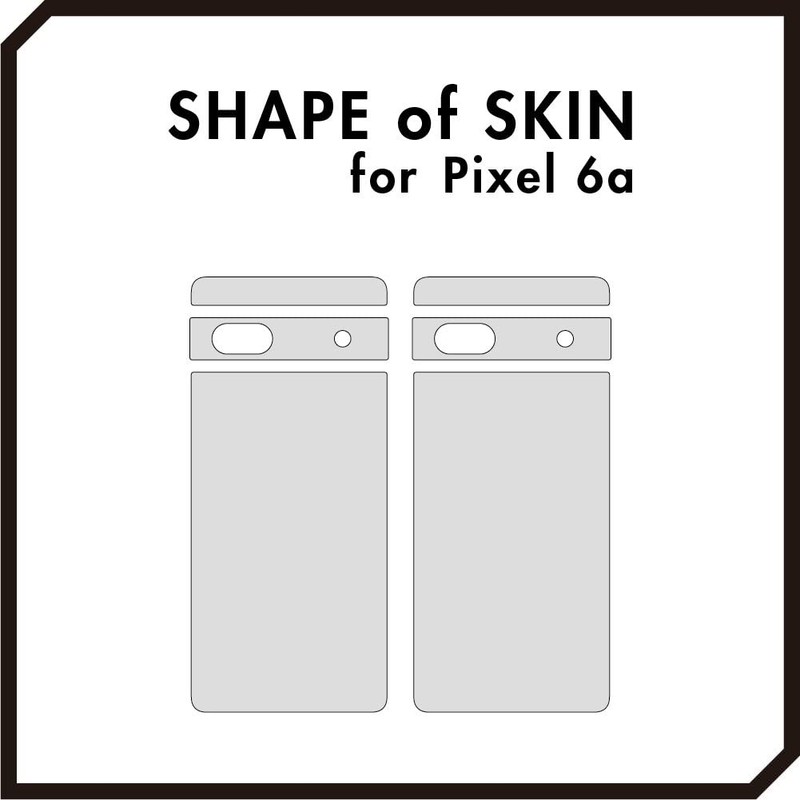 wraplus Skin Seal Compatible with Pixel6a [Bronze Brushed Metal] Back