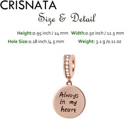 I Love My Pet Theme Charm-18k Yellow/Rose Gold Plated 925 Sterling Silver Dog Paw Print Round Bead Pendant, Fits European Animal Charms Bracelet, Gifts for Mum/Daughter/Grandma, Sterling Silver Cubic