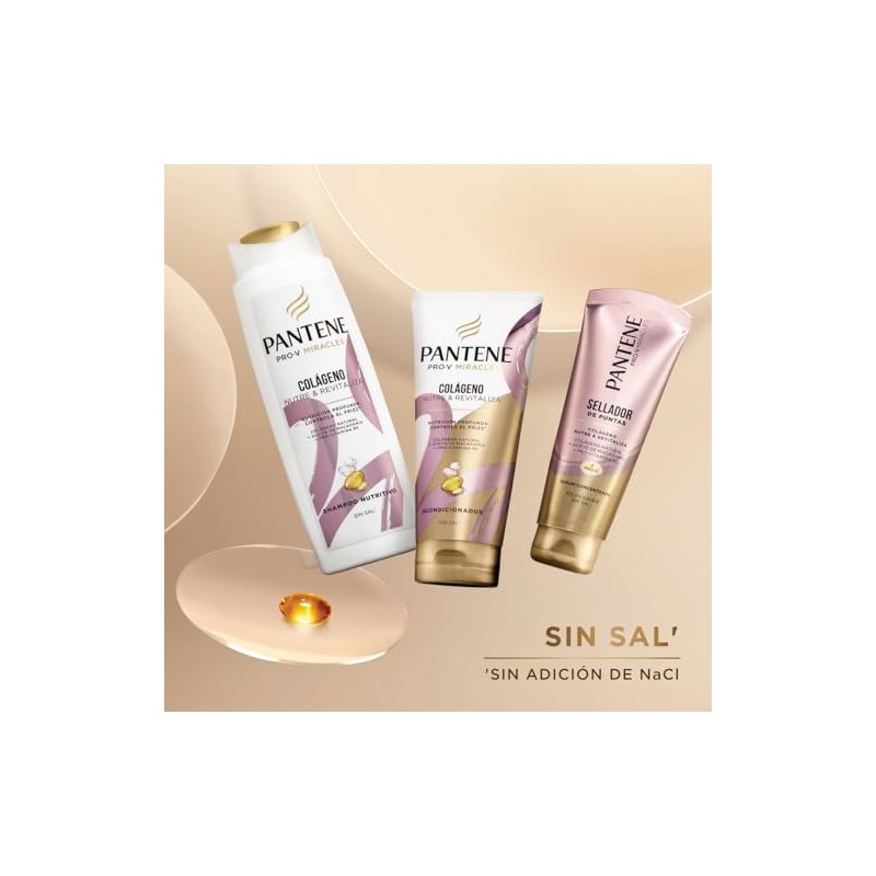 Pantene Pack Shampoo 300 ml Acondicionador 250 ml Colágeno