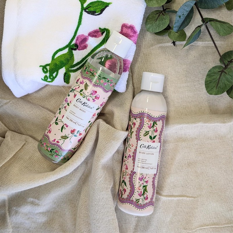 Cath Kidston Caskidson Bath & Towel Set Sweet Pea Bath
