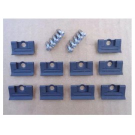 Online Auto Supply 10 NOS WINDSHIELD MLDG CLIPS & SCREWS W/SEALER! FITS C3 CORVETTE 1968-1982 MINT!