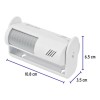 Sensor De Movimiento Con Alarma Y Timbre 46595