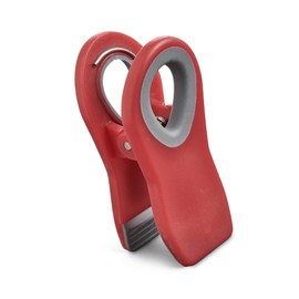 HIC Kitchen Multi-Purpose Magnetic Clips, Soft-Grip Handles, Set of 6 Clips, 2 Each Turquoise, Red, and Navy