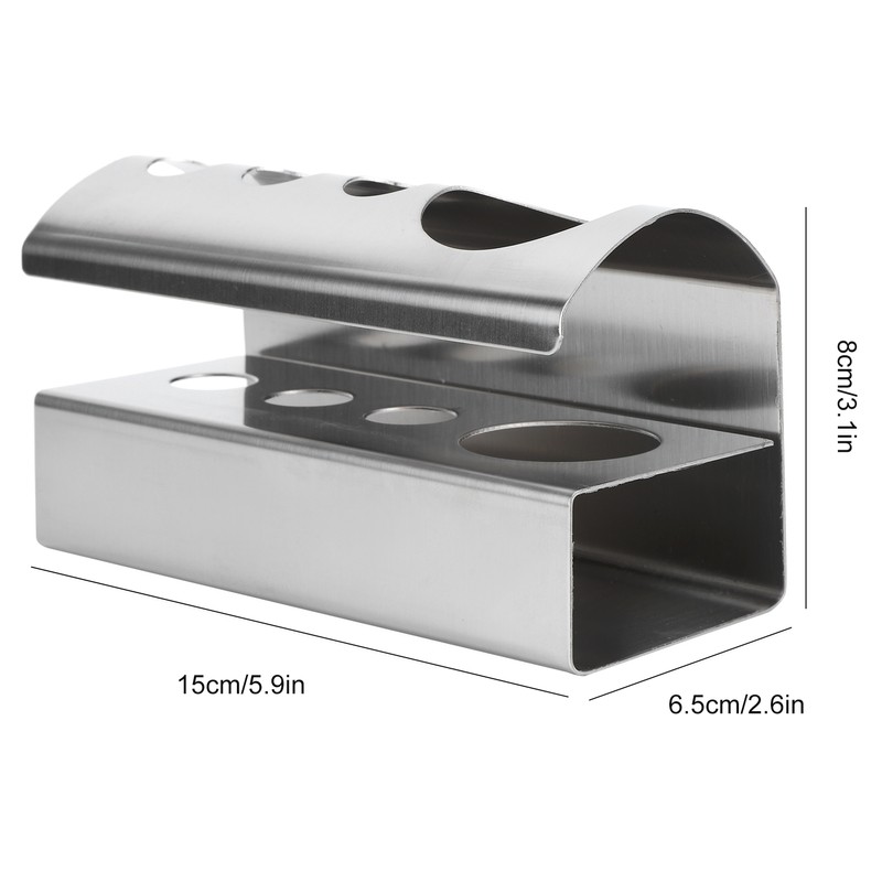 304 Stainless Steel Toothbrush Toothpaste Holding Stand Storage Bracket for