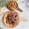 Joyfulmuze 2PCS Acadia Wooden Serving Spoons, Natural Handcrafted Scoops For