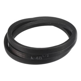 uxcell 3 Pack A48 1/2 Classic Wrapped V-Belt, 50" Outside Circumference Wrapped Industrial Rubber V-Belt A Profile V-Belt for Industrial Machinery Equipment, Black