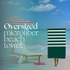 Microfiber Beach Towel, Premium Pattern Design with an Oversized Size