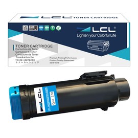 LCL Compatible Toner Cartridge Replacement for Dell H625 H825 S2825 H625cdw H825cdw S2825cdn 593-BBOX H625cdw H825cdw S2825cdn S2825 (1-Pack Cyan)