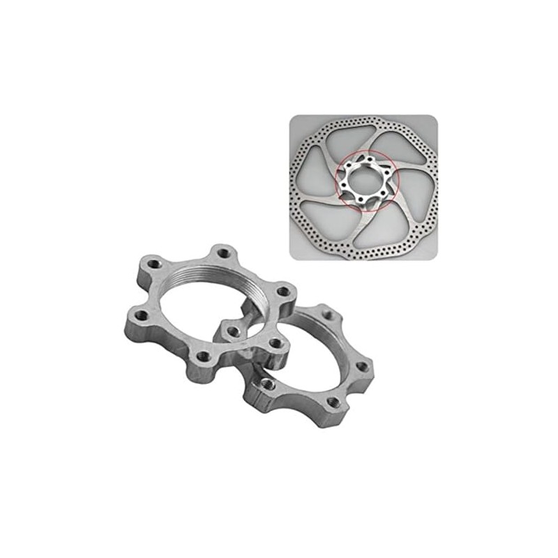 Bicycle Bike Freewheel Threaded Hubs Disk Disc Brake Rotor 6
