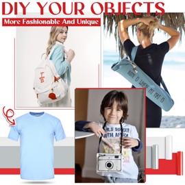 Artcut Heat Transfer Vinyl - 12" x 4ft White HTV, Permanent, Iron On, Vinyl Roll for Fabric, Clothing, T-Shirts, Hats, Bags, Crafts