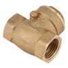 ViaGasaFamido DN15 1/2BSP Brass Swing Check Valve with Female NPT