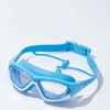 Kids Swim Goggles with Earplugs – Anti-Fog Waterproof Large Frame