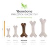 Benebone Bacon Stick Durable Dog Chew Toy for Aggressive Chewers,