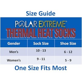 Polar Extreme - Calcetín térmico para hombre, 2 unidades, Gris (Grey Marled), 10-13