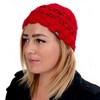 Hand Knit Crochet Beanies for Women Breathable Soft Bamboo Cotton